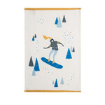 Coucke Linge imprimés SNOWBOARDEUSE 50 x 75 cm