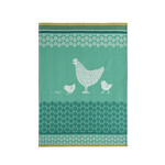 Coucke Linge Jacquard COCOTTES 50 x 75 cm 100% coton