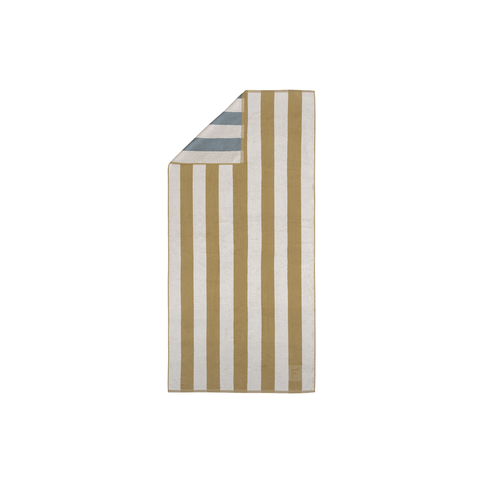 Essix Drap de plage 86x180 TRANSAT RIVIERA BLEU/JAUNE