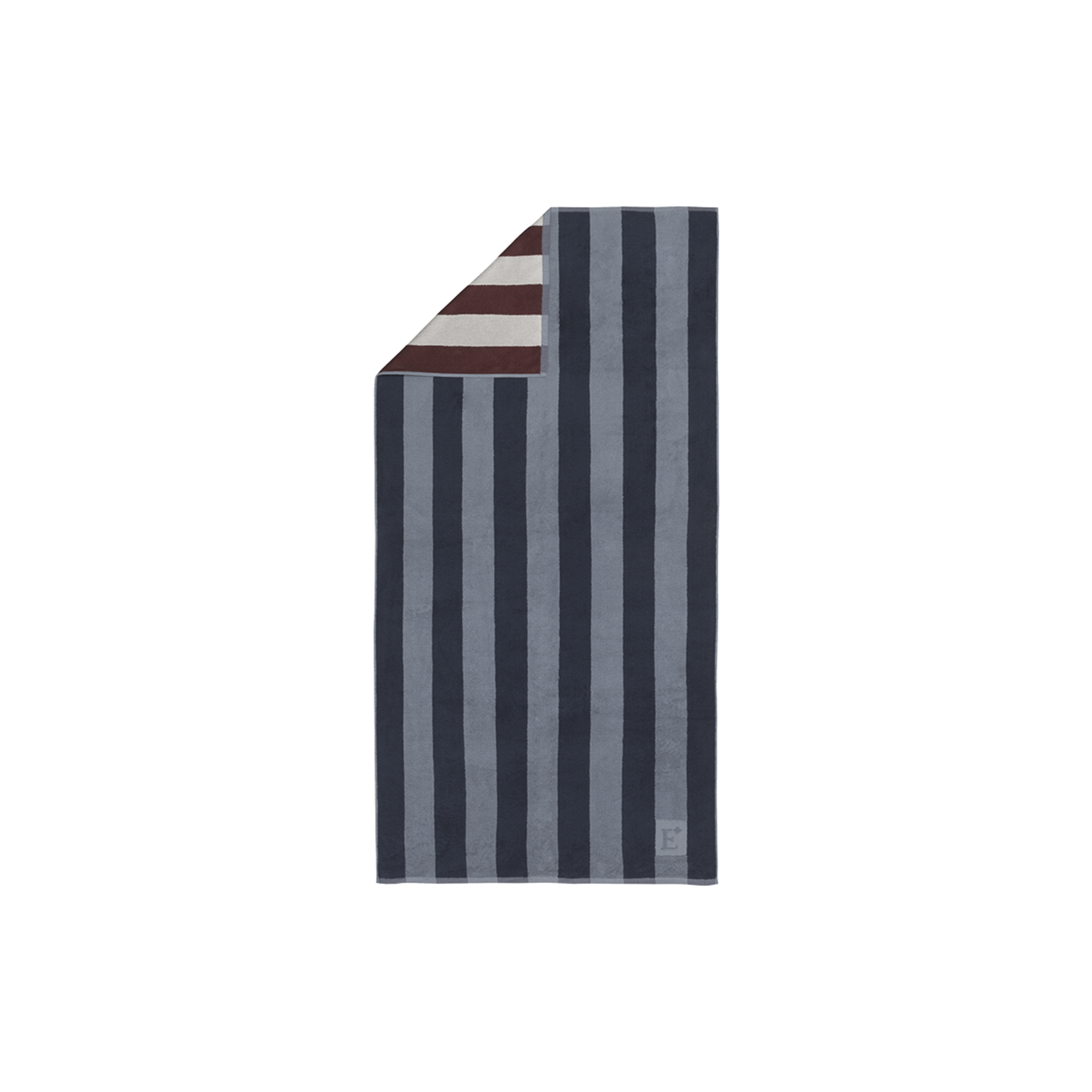 Essix Drap de plage 86x180 TRANSAT MARIN ROUGE/BLEU
