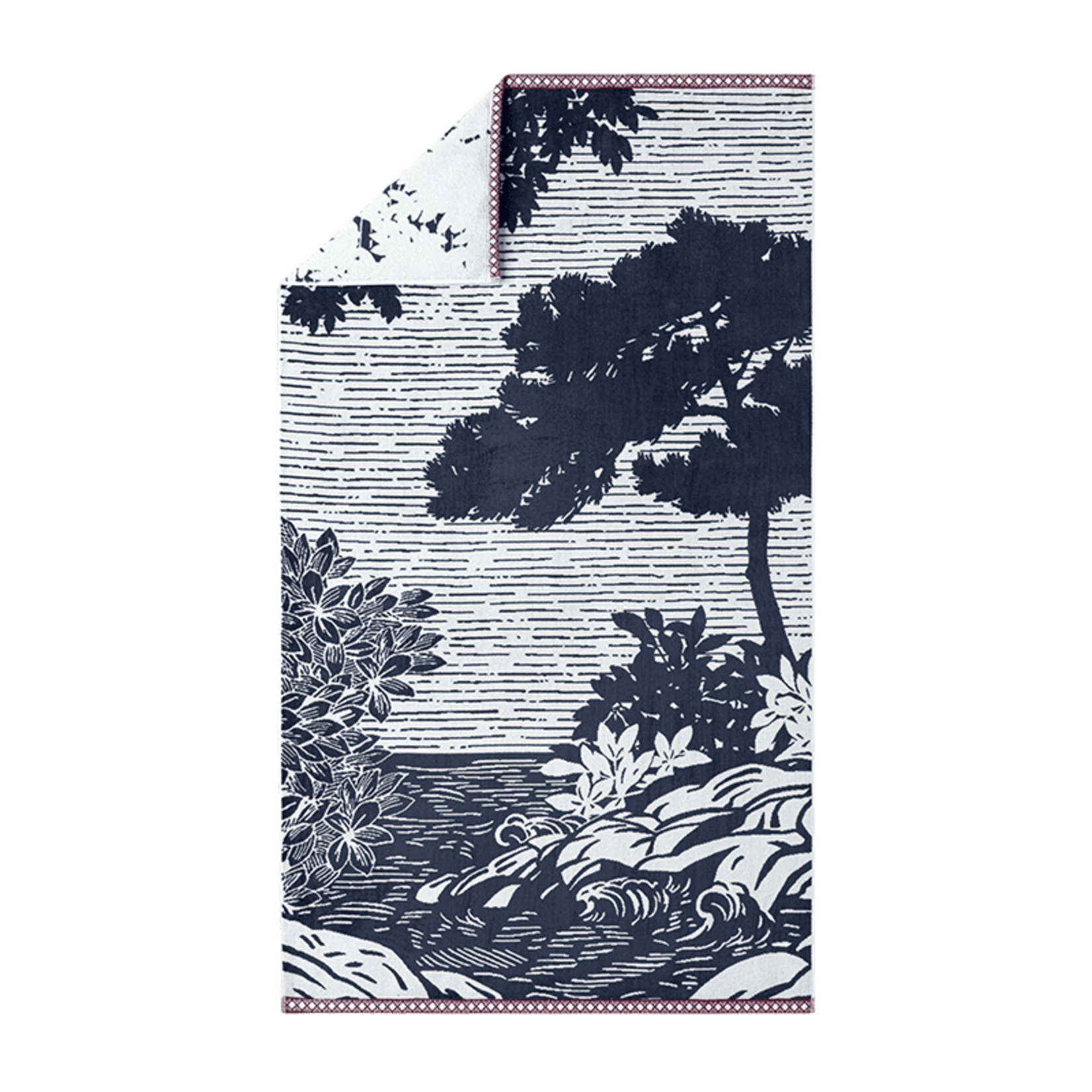 Alexandre Turpault Drap de plage 100 x 180 cm CALANQUES MARINE
