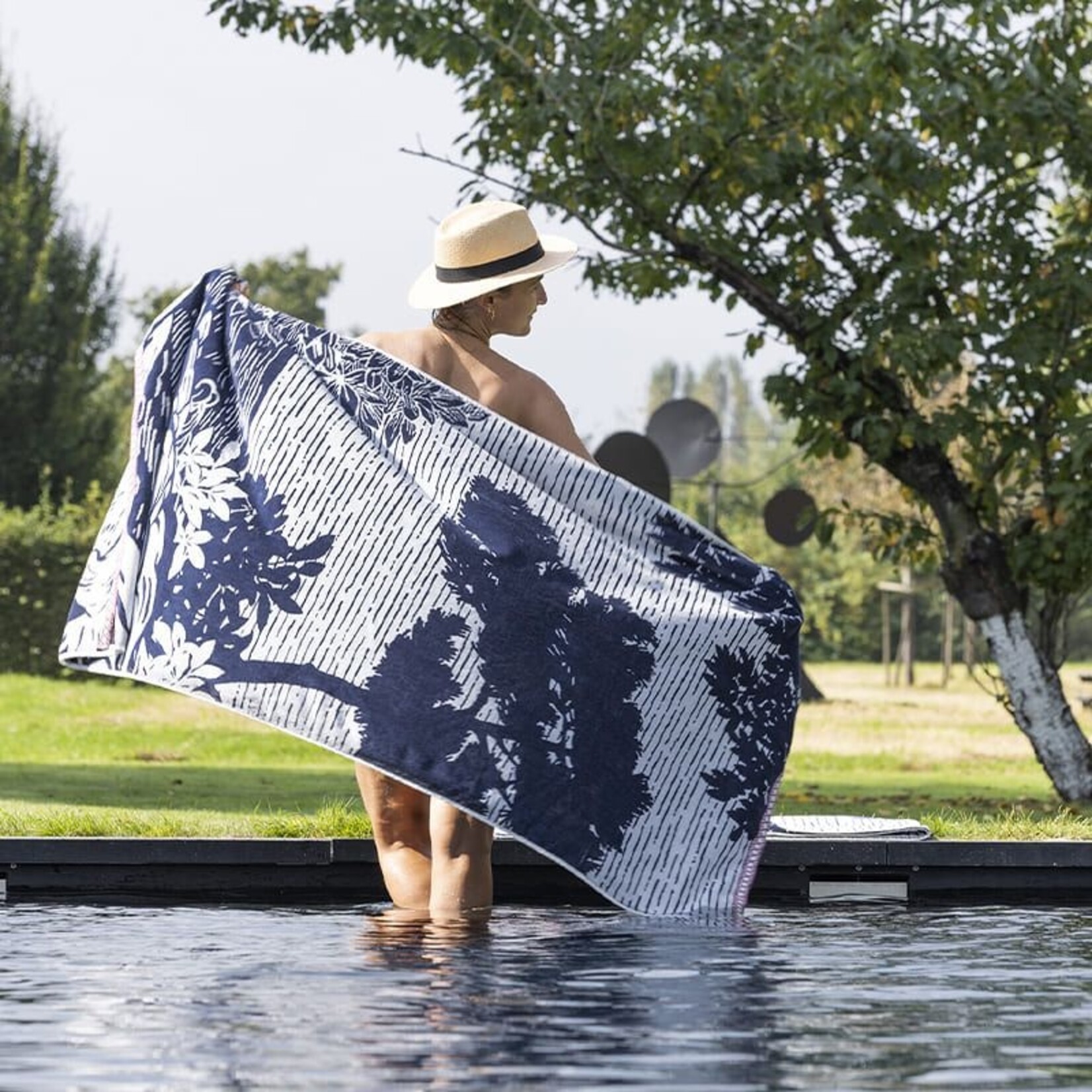 Alexandre Turpault Drap de plage 100 x 180 cm CALANQUES MARINE