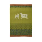 Coucke Linge imprimé MOUTON VERT TORCHON50x 75 cm