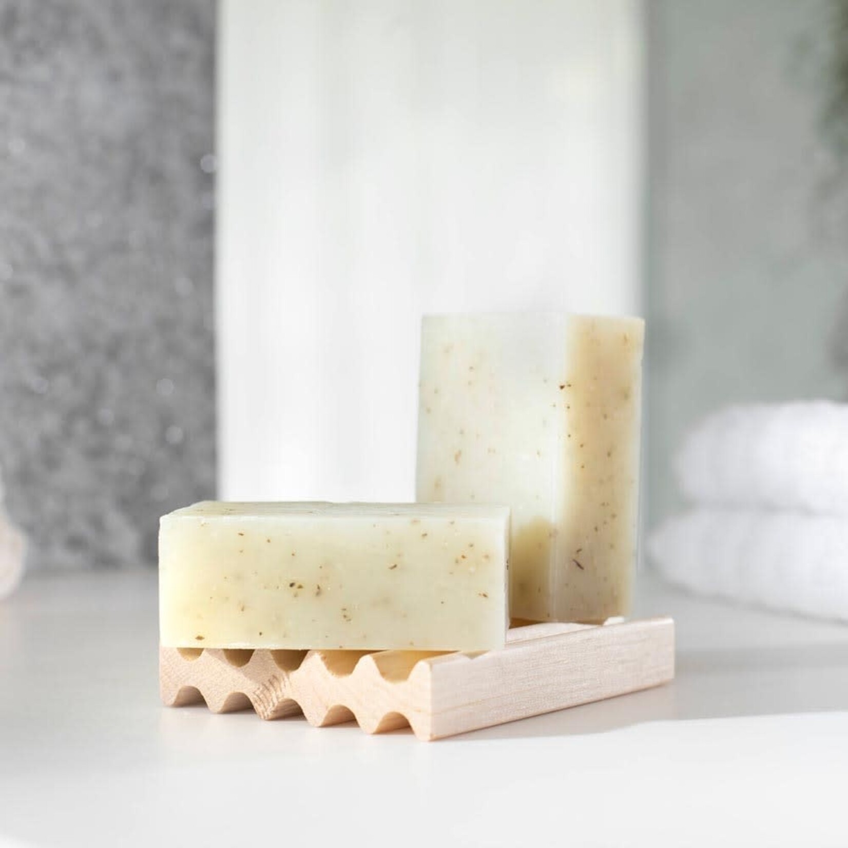 Zizania Porte savon bois