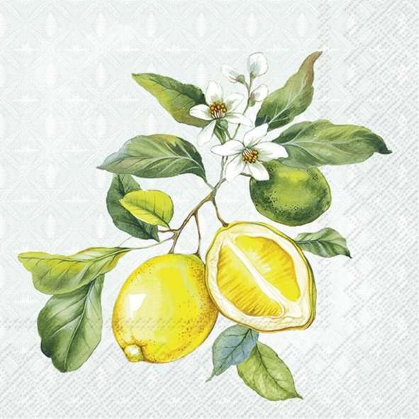 Ihr Serviette  en papier   citron