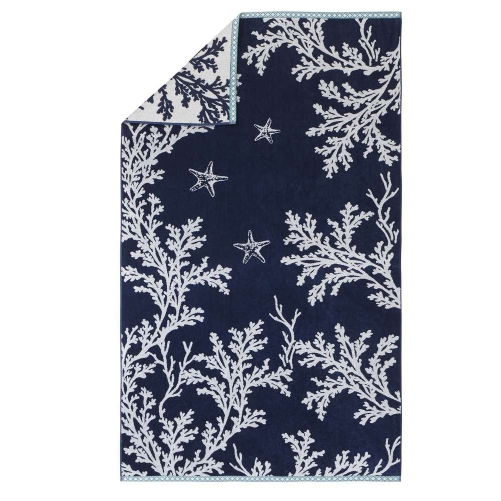 Alexandre Turpault Drap de plage 100 x 180 cm BELIZE BLUE