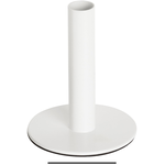 Ihr Bougeoir blanc métal grand