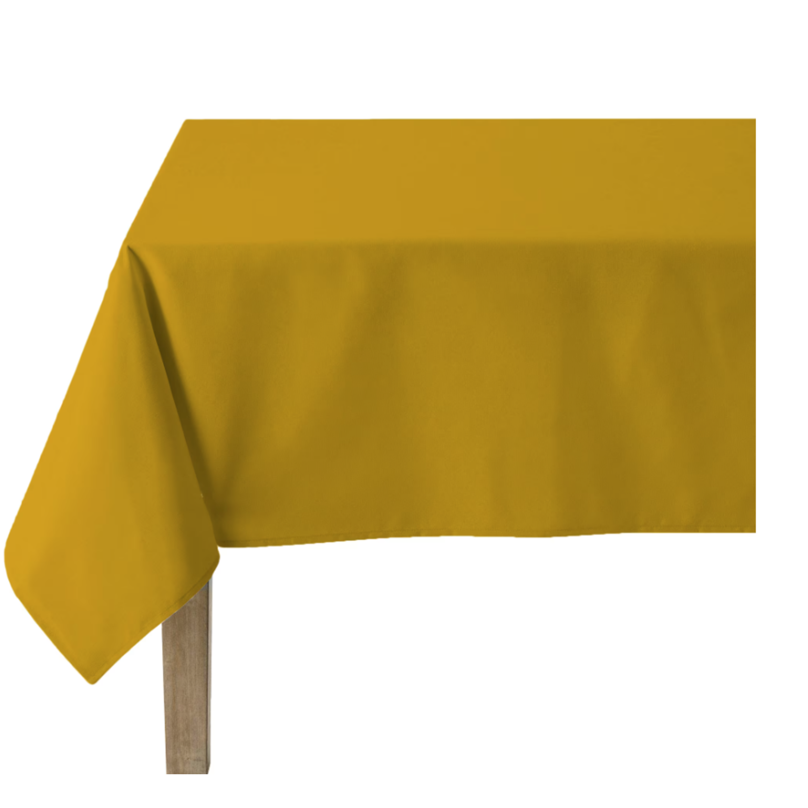 Coucke Nappe La Lilloise 180 x 180 cm  safran  50% lin 50% polyester