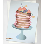 Vissevasse Carte cake & Fleurs- A6