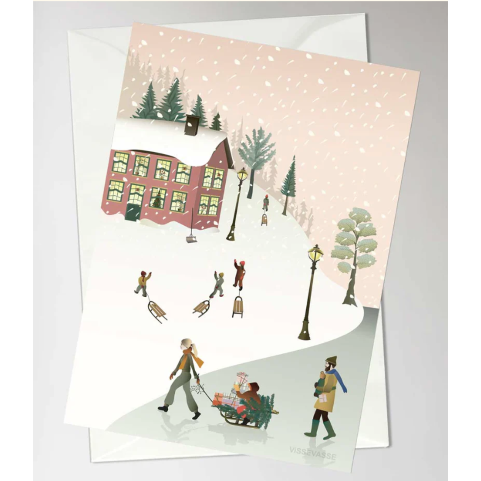 Vissevasse Carte Jour de décembre- A6