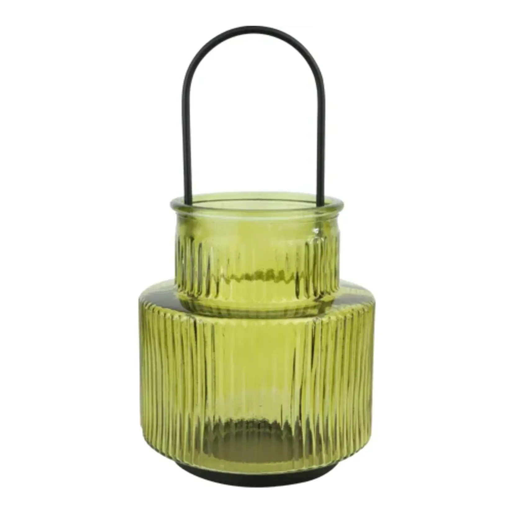 Lanterne  vert 22cm SOLLER