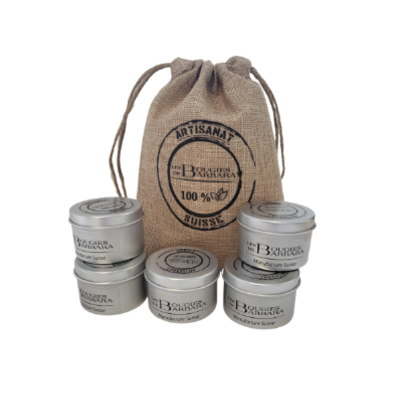 Bougie Barbara Pack découverte 5 bougies 50gr