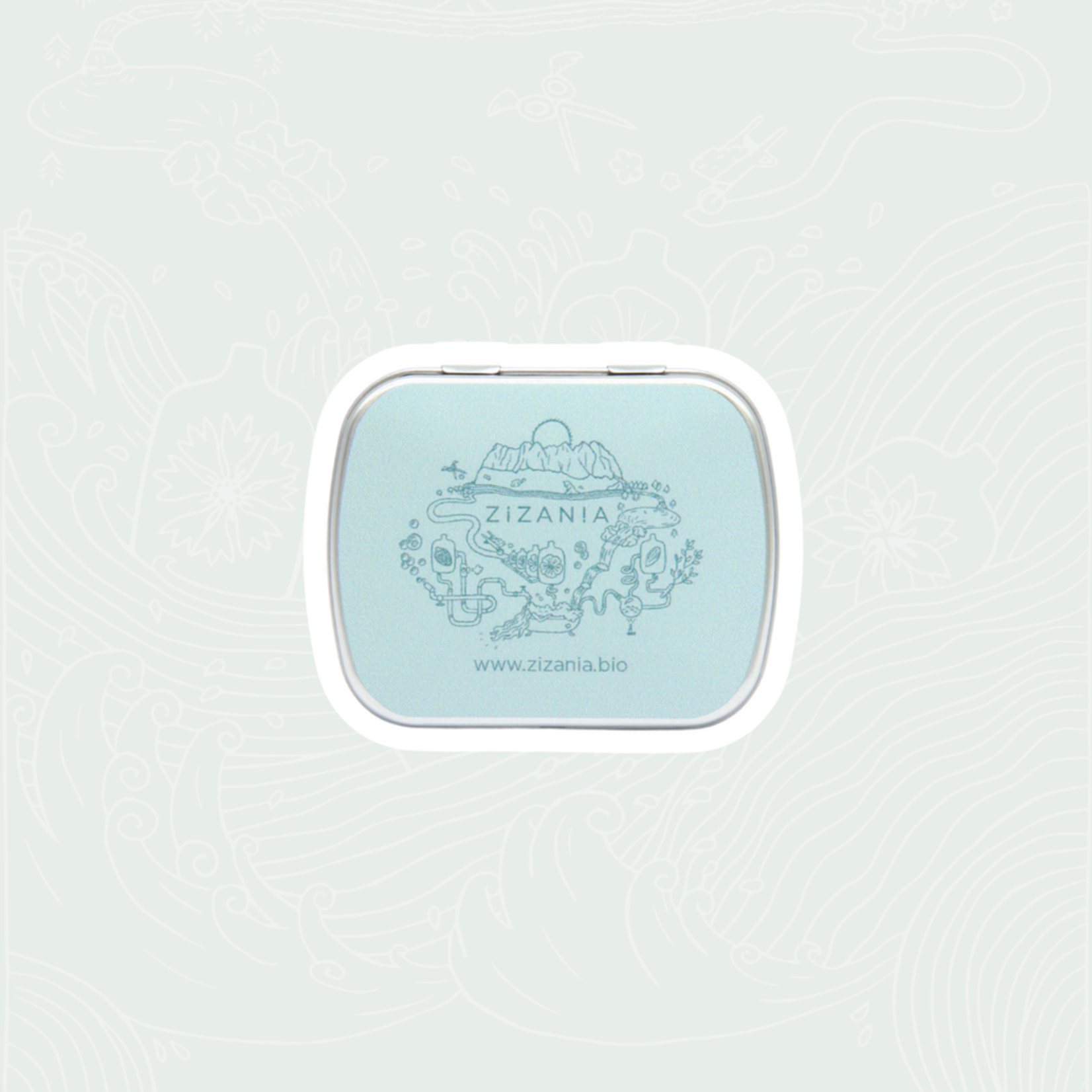 Zizania Boîte en tôle pour shampoing mini