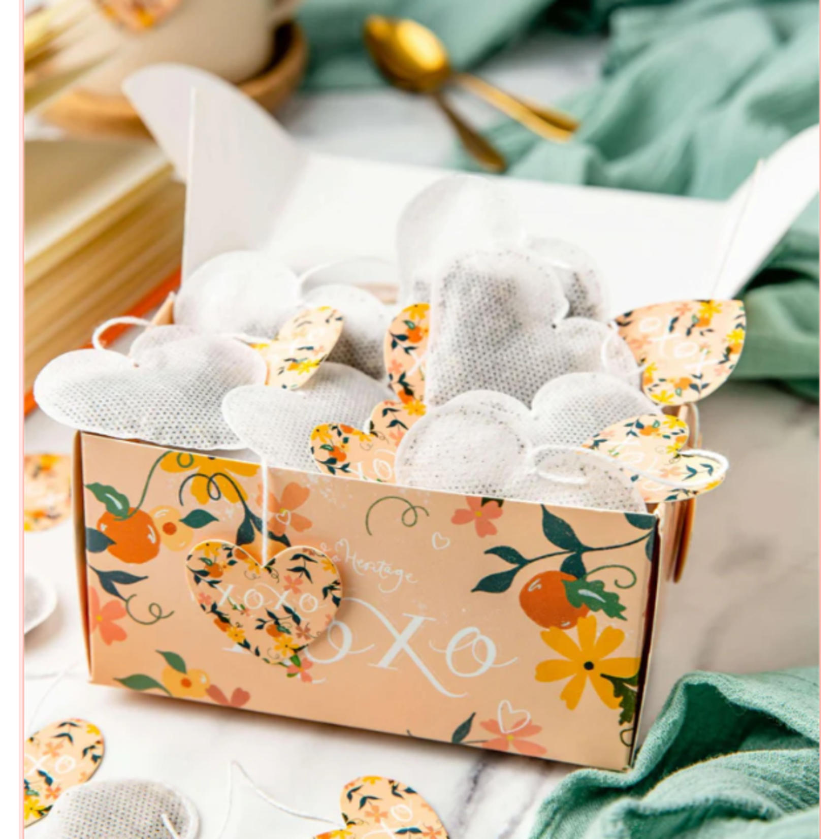 Tea Heritage Pumpkin Chaï Sachet cœur  boite 15 sachets