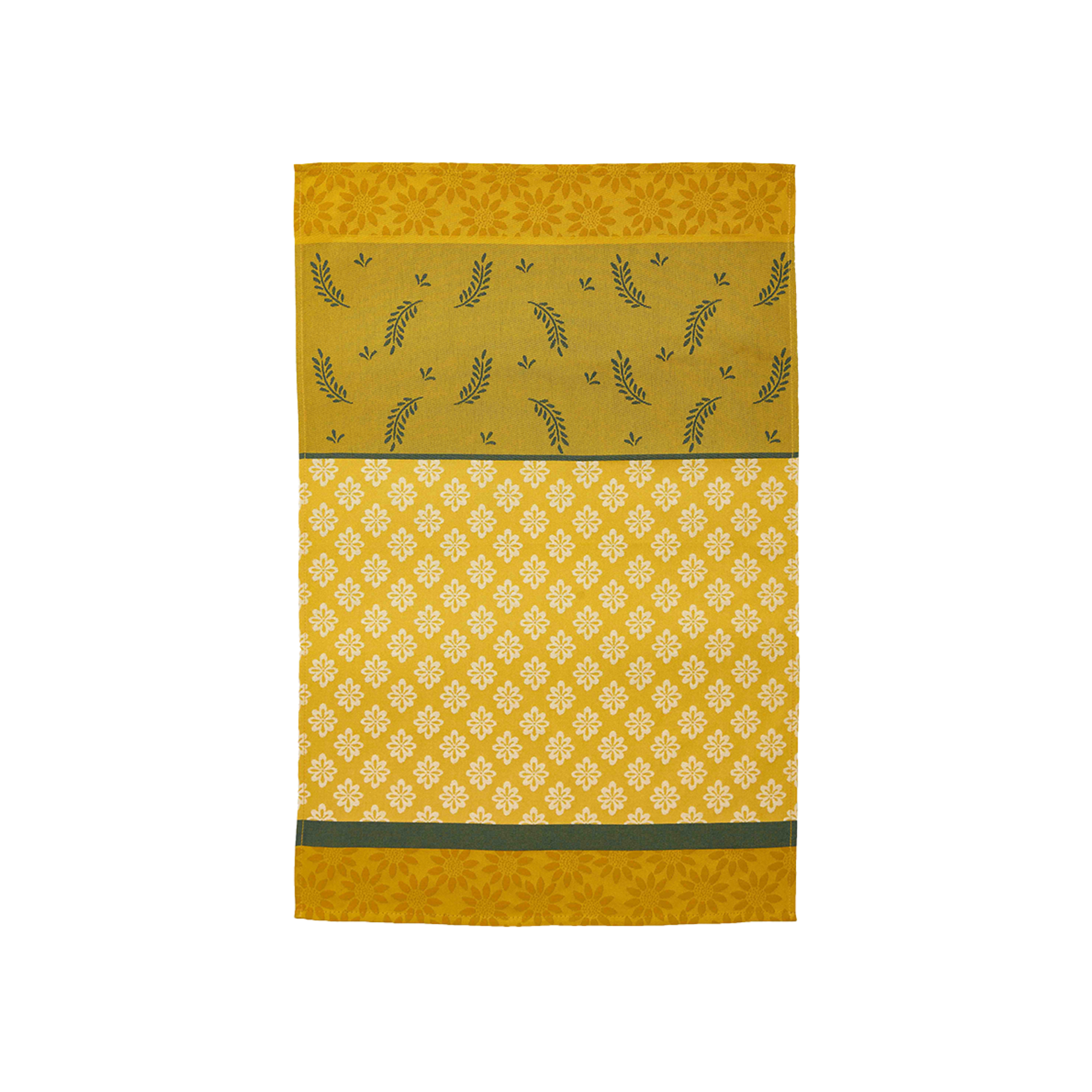 Coucke Linge jacquard BASTIDE JAUNE TO 50 x 75 cm