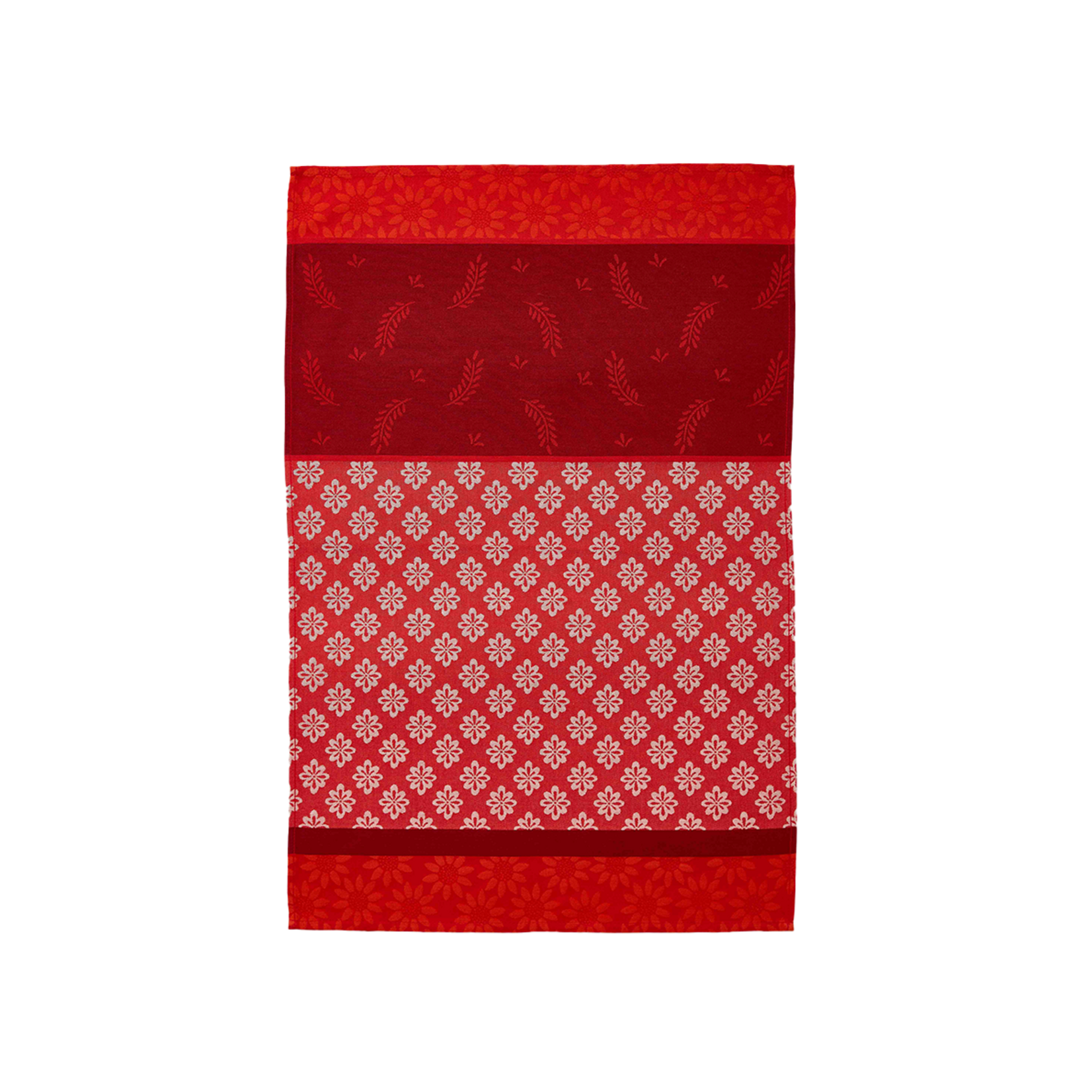 Coucke Linge jacquard BASTIDE ROUGE TO 50 x 75 cm