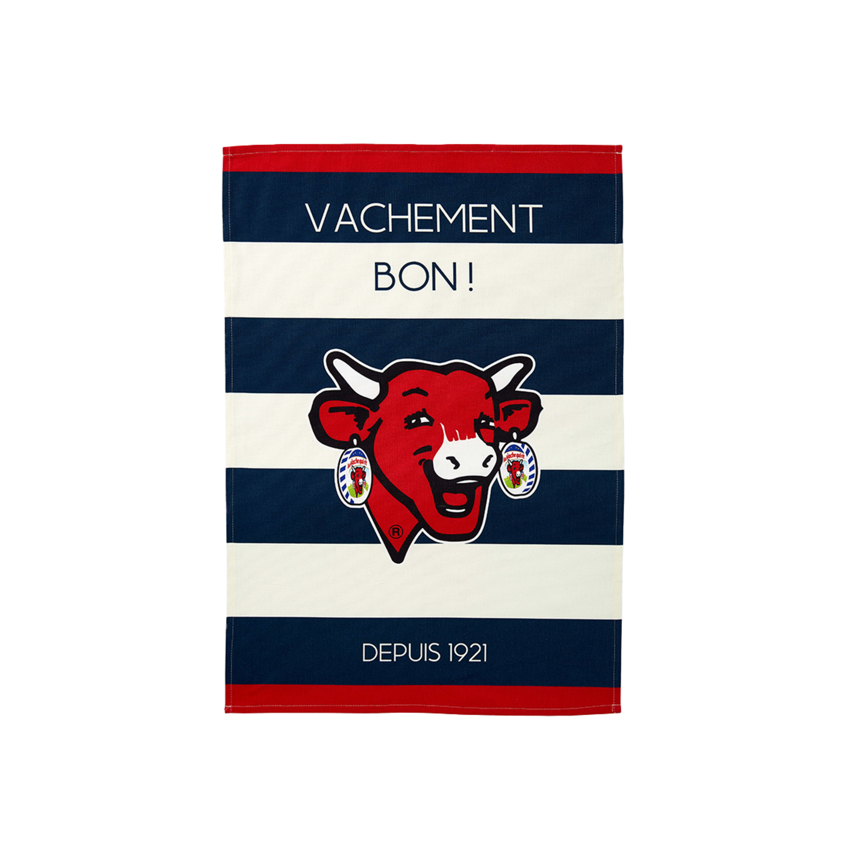 Coucke Linge imprimé VQR RAYURE BLEU 50 x 75 cm