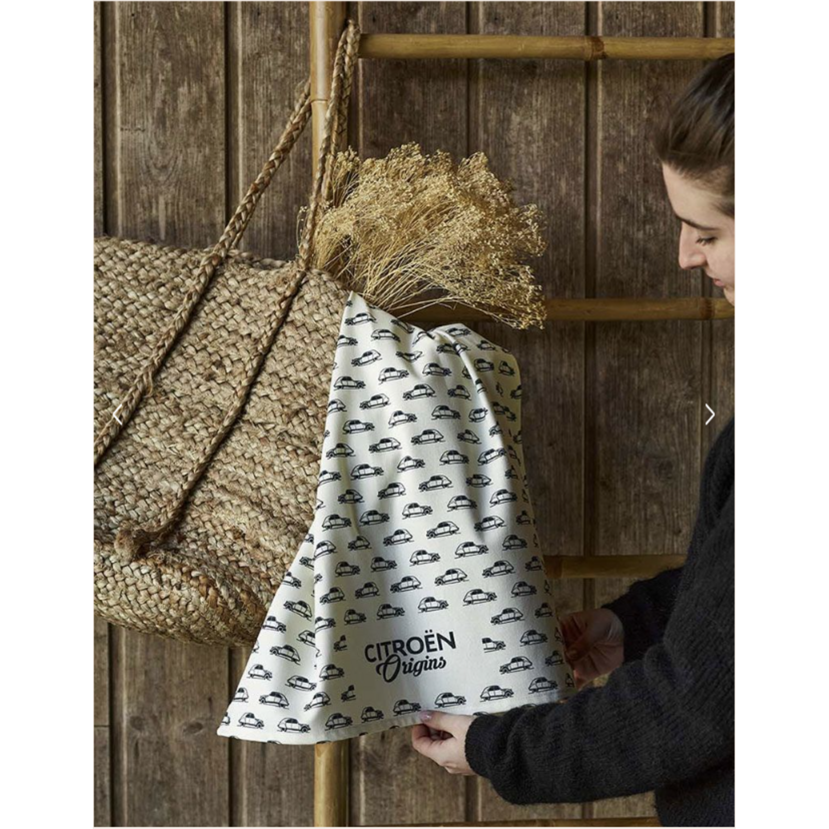 Coucke Linge imprimé Citroën 2CV