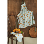 Coucke Linge imprimés CLEMENTINES ORANGE 50 x 75 cm