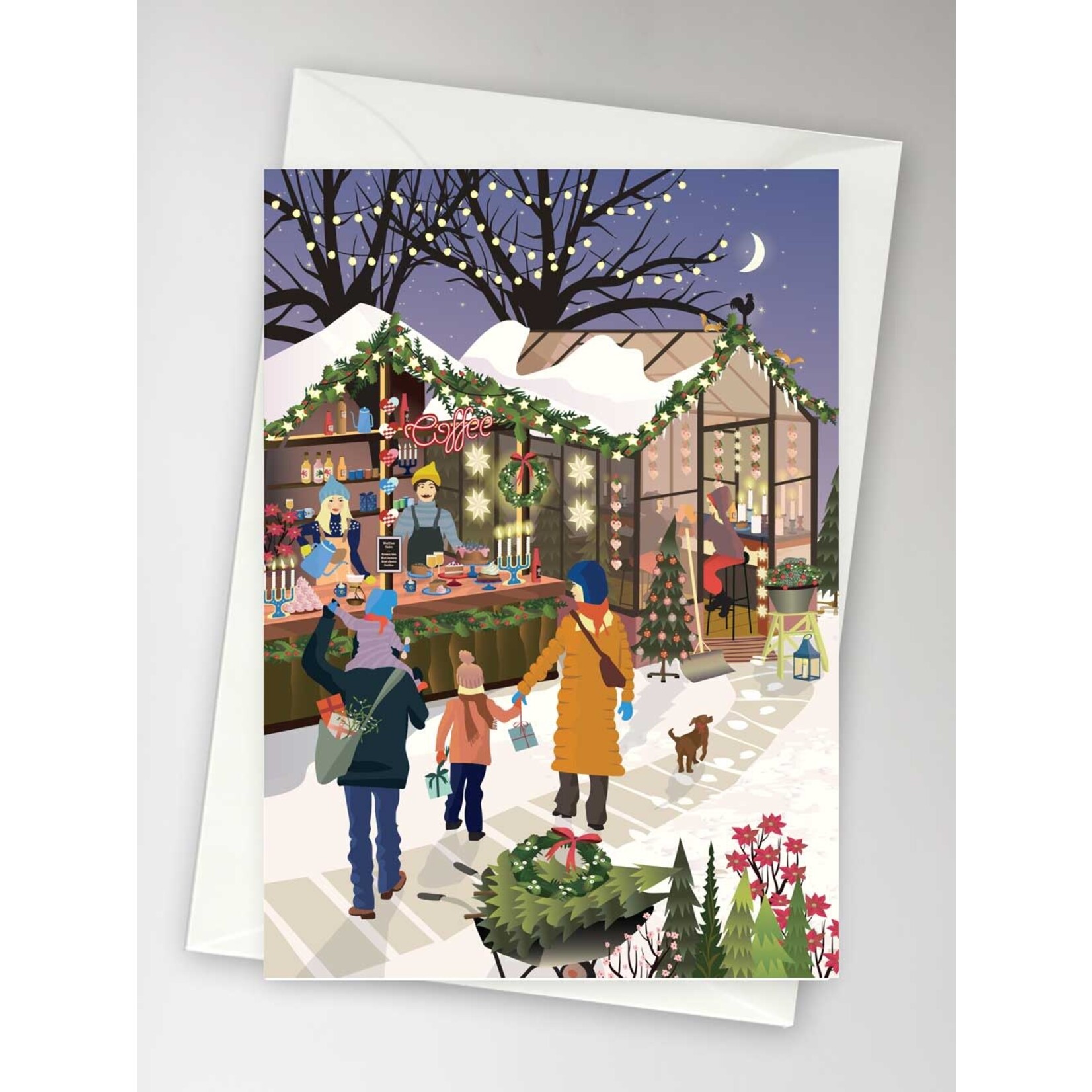 Vissevasse Carte Christmas Market - A6