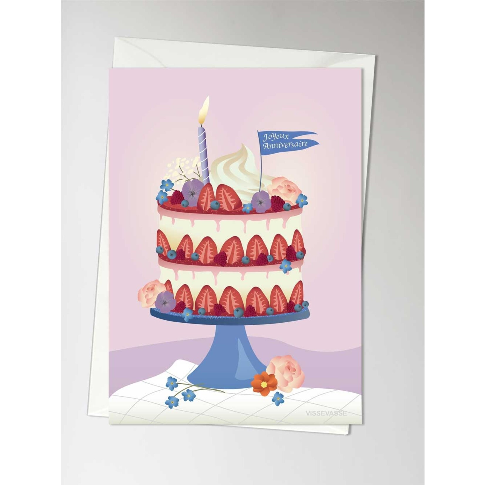 Vissevasse Carte Joyeux anniversaire - A6