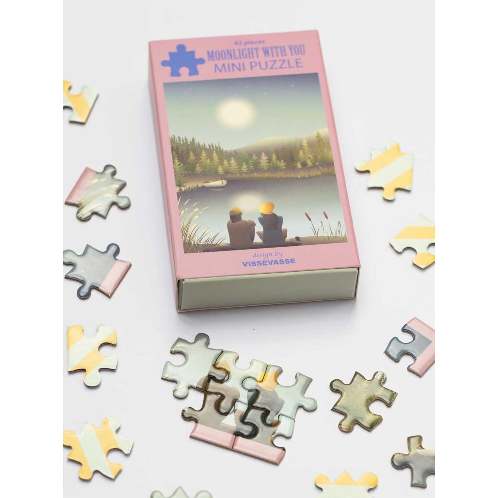 Vissevasse Mini puzzle - Clair de lune