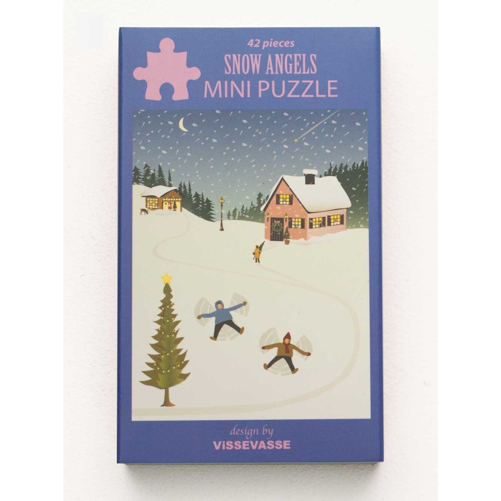 Vissevasse Mini puzzle - Snow angels