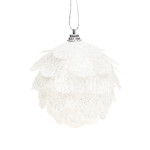 K.A. Weiste Oy Boule fleur blanche Ø8 cm