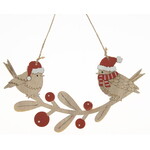 K.A. Weiste Oy Figurine oiseau sur branche rouge