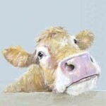 Ihr Serviette  en papier 33x33cm  Vache Stella