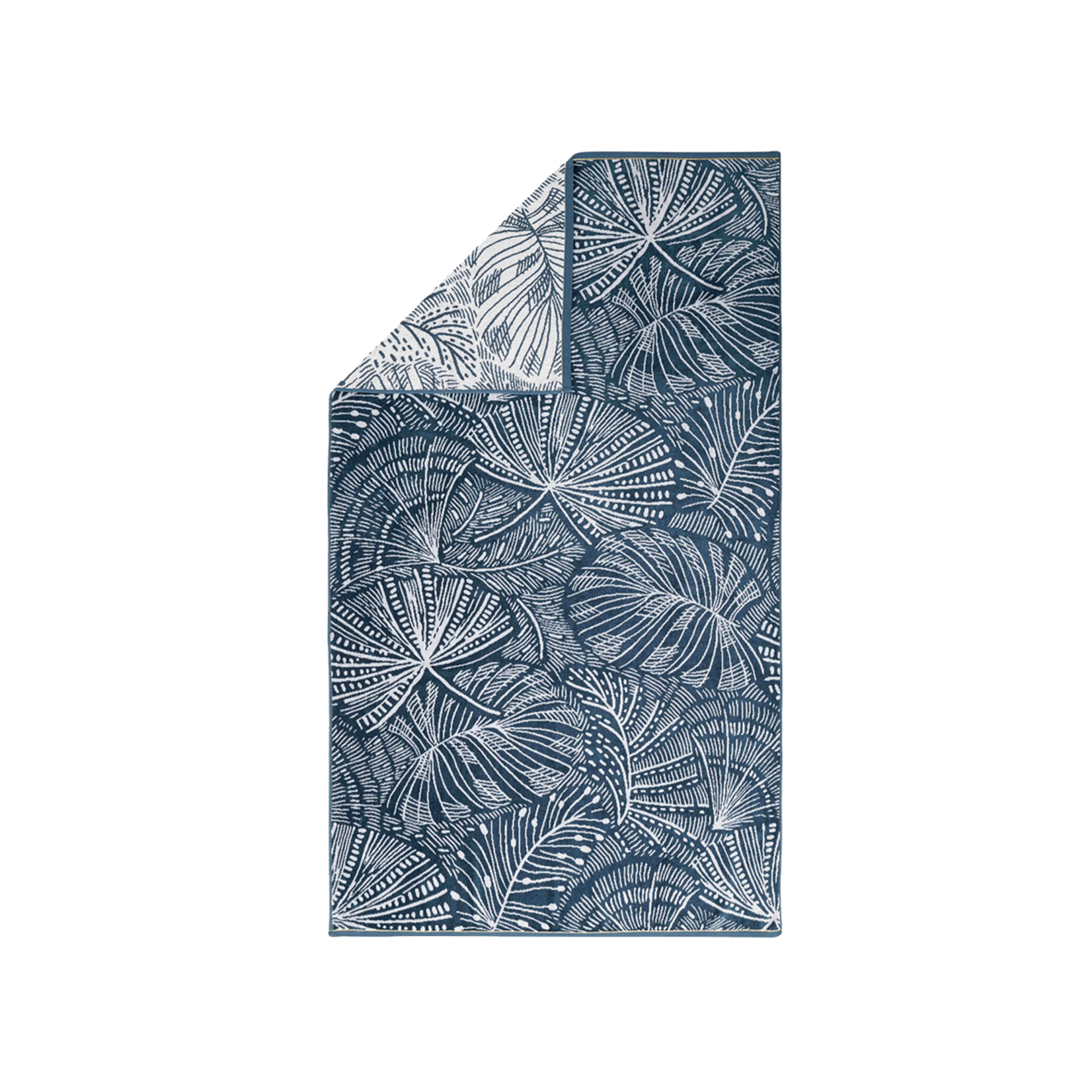 Essix Drap de plage 100x180 BORNÉO BLEU JAVA