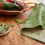 Coucke Linge jacquard POTAGER d'ETE 50x 75 cm