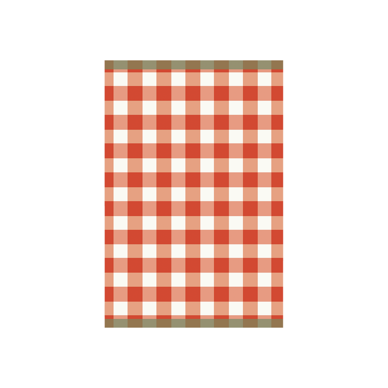 Coucke Linge en métis EMILE ROUGE  50 x 75 cm