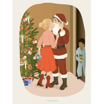 Vissevasse Carte Christmas I SAW MOMMY KISSING...- A6