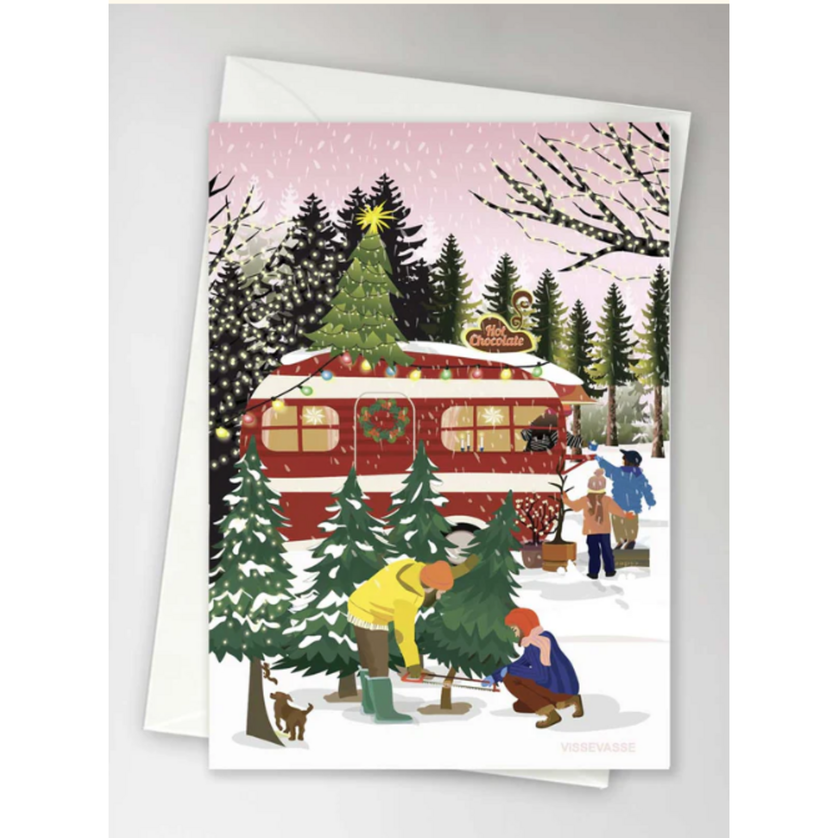 Vissevasse Carte Christmas CHRISTMAS CARAVAN- A6