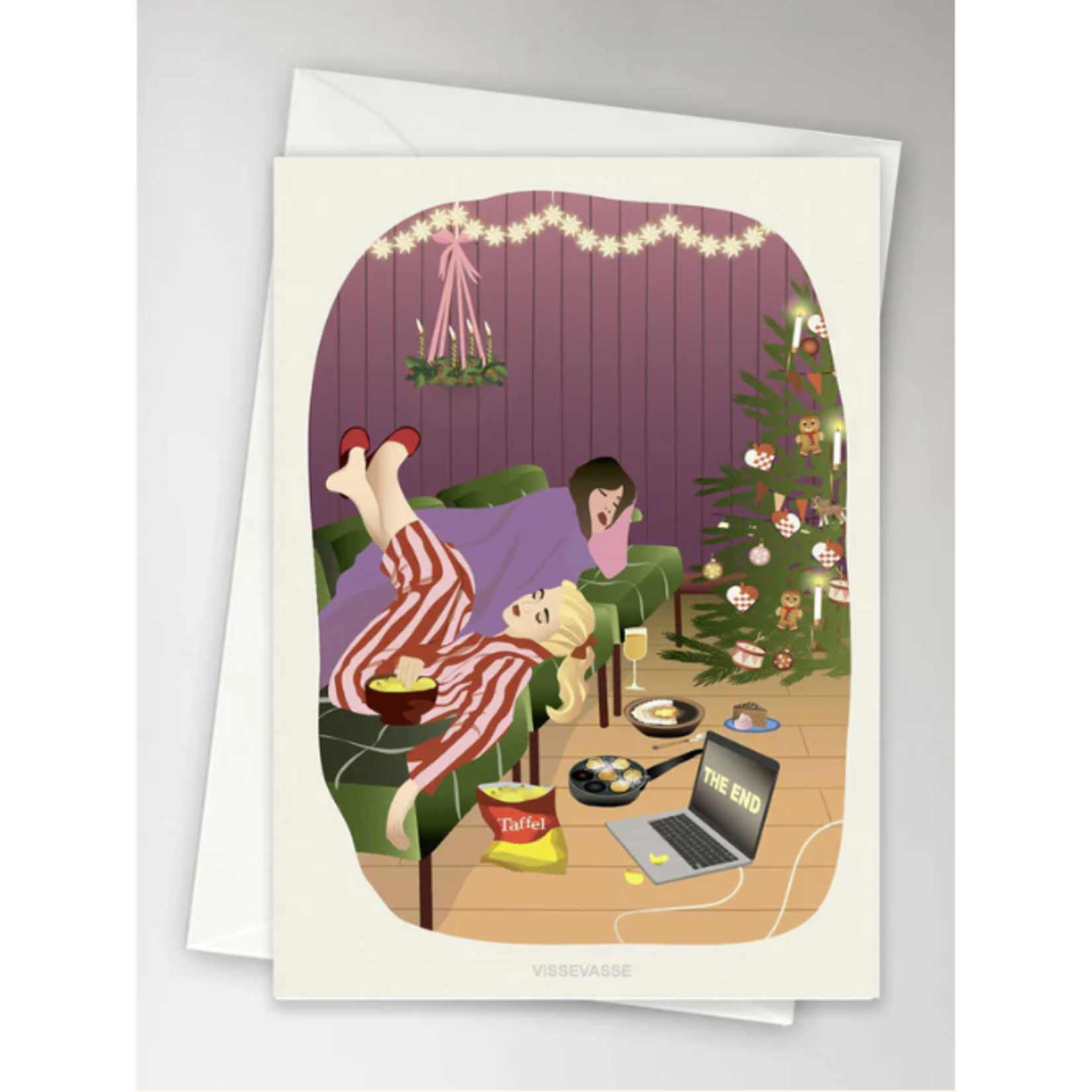 Vissevasse Carte Christmas LEFTOVERS & LAZY DAYS- A6