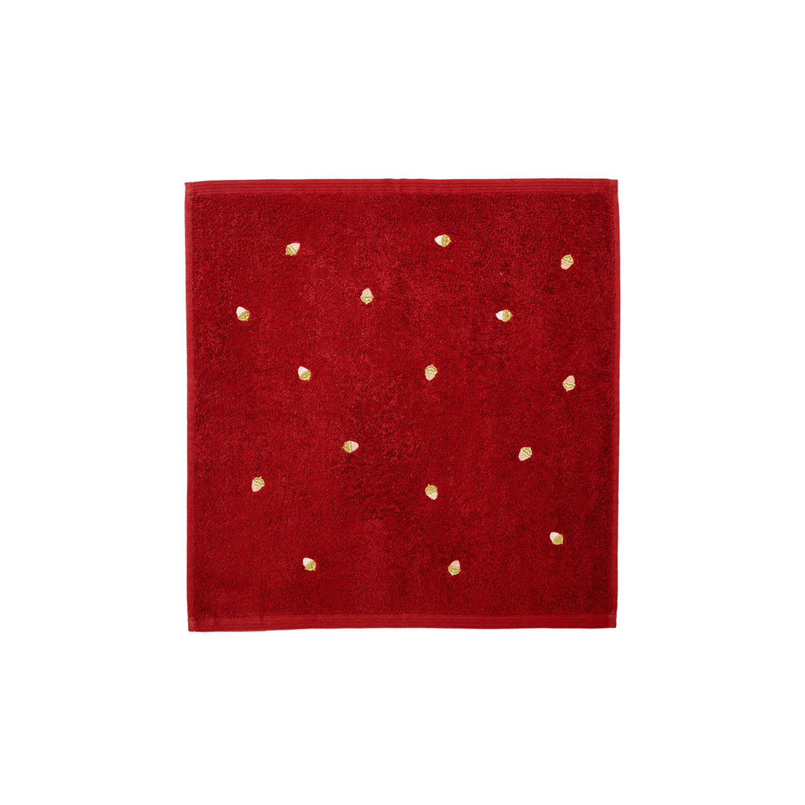 Coucke Carré éponge en jacquard de coton Charmes d'automne