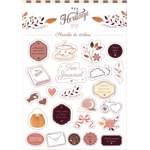 Tea Heritage Planche de 23 stickers