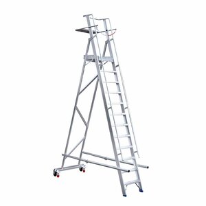 Professionelle mobile Lagerleiter 12 Stufen