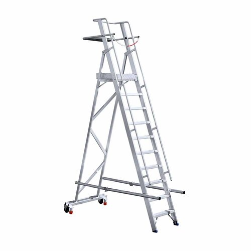 Professionelle mobile Lagerleiter 10 Stufen Eurostairs Professionelle mobile Lagerleiter 10 Stufen