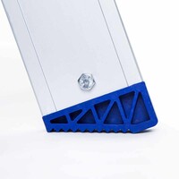 Eurostairs Professionelle mobile Lagerleiter mit 4 Trittstufen