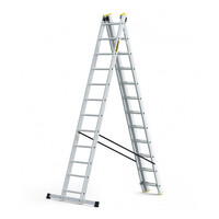 Panthera Panthera Heimreformleiter dreiteilig gerade 3x12 Sprossen