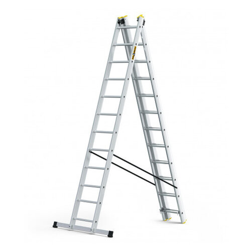 Panthera Heimreformleiter dreiteilig gerade 3x12 Sprossen Panthera Panthera Heimreformleiter dreiteilig gerade 3x12 Sprossen