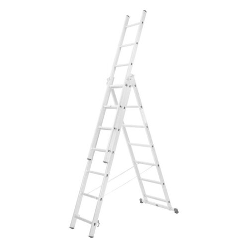 Excelsior Aluleiter 3x7 Sprossen Excelsior Excelsior Aluleiter 3x7 Sprossen