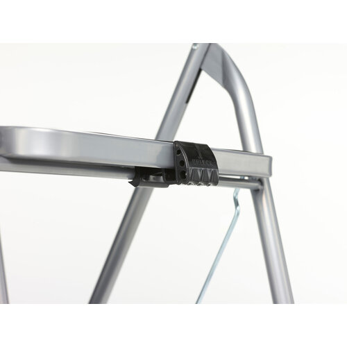 Altrex Cromato Haushalts Trittleiter 3-stufig mit Reck Silber