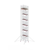 Altrex Rollgerüst RS TOWER 42-S mit Safe-Quick 2 Geländer - 135x245 14,2m Arbeitshöhe