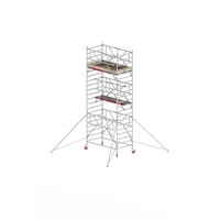 Altrex Rollgerüst RS TOWER 42-S mit Safe-Quick 2 Geländer - 135x245 7,2m Arbeitshöhe