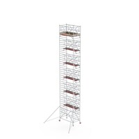Altrex Rollgerüst RS TOWER 42-S mit Safe-Quick 2 Geländer - 135x185 14,2m Arbeitshöhe