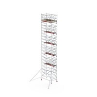 Altrex Rollgerüst RS TOWER 42-S mit Safe-Quick 2 Geländer - 135x185 13,2m Arbeitshöhe