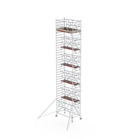 Altrex Rollgerüst RS TOWER 42-S mit Safe-Quick 2 Geländer - 135x185 12,2m Arbeitshöhe